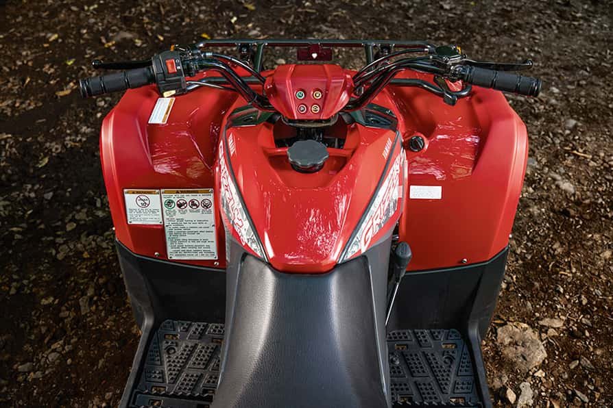 2025 Yamaha Grizzly 110 Grey Metallic/Red