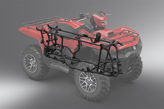 2025 Suzuki KingQuad 500XPZ True Timber Kanati, Mag Wheels