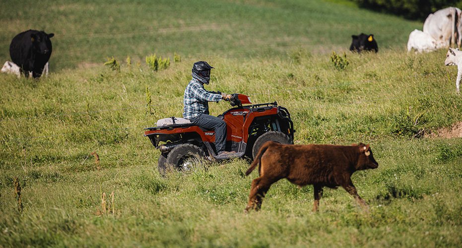 2025 Polaris Sportsman 450 H.O. Utility Orange Rust