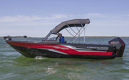 2024 Crestliner 2250 SPORTFISH Black Metallic base w/Silver Metallic accent & Gray interior