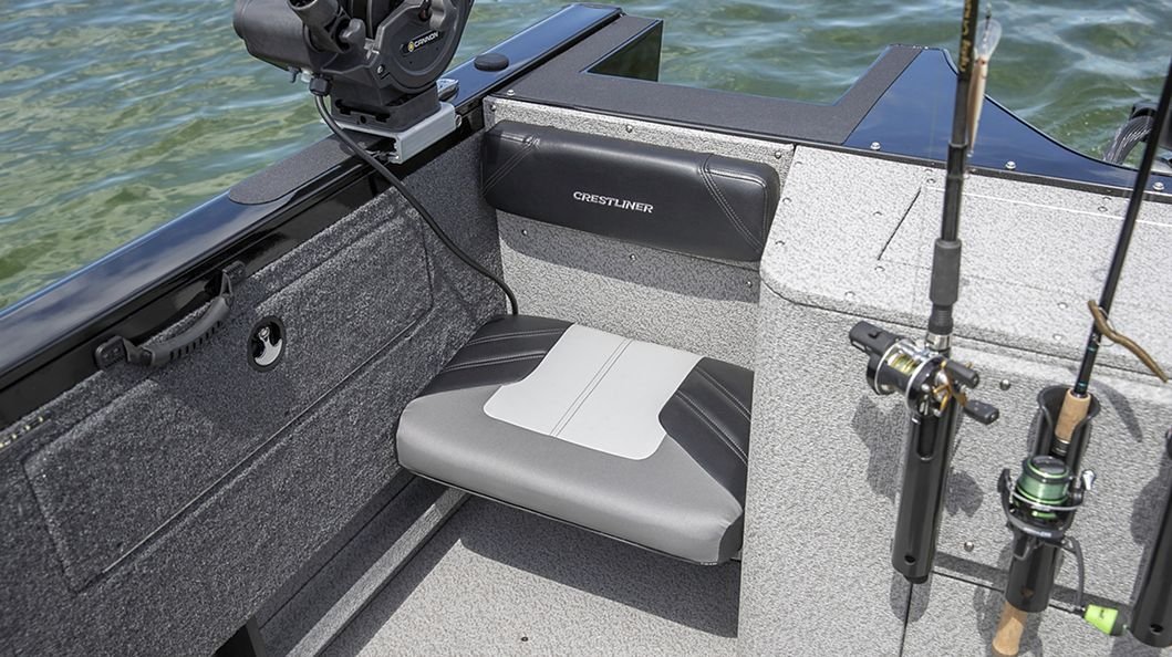 2024 Crestliner 2250 AUTHORITY Black Metallic base w/Silver Metallic accent & Gray interior