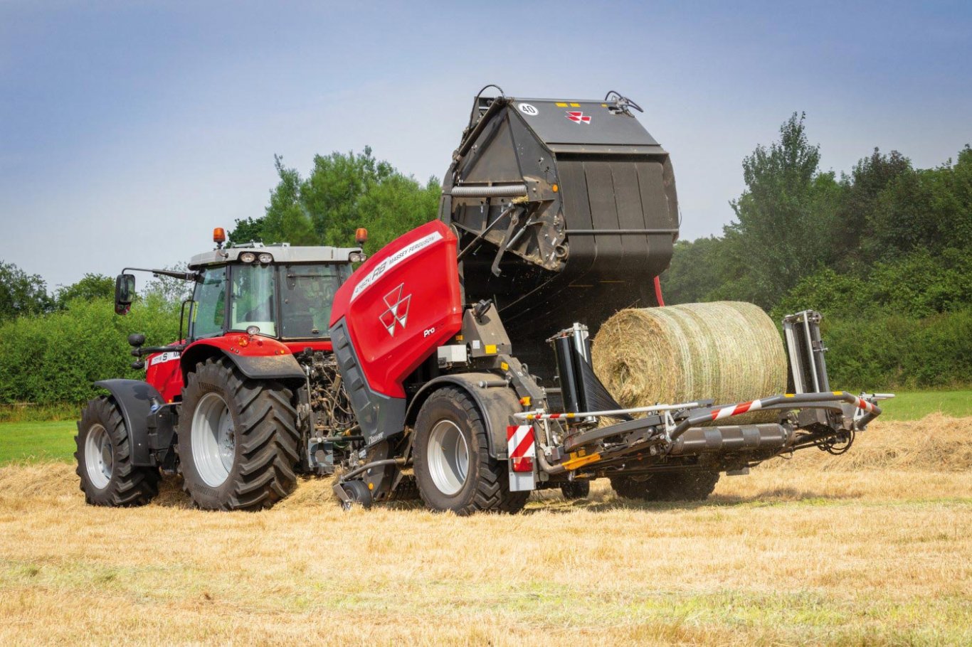 Massey Ferguson MF RB 4160V PROTEC Combo Wrapper Baler