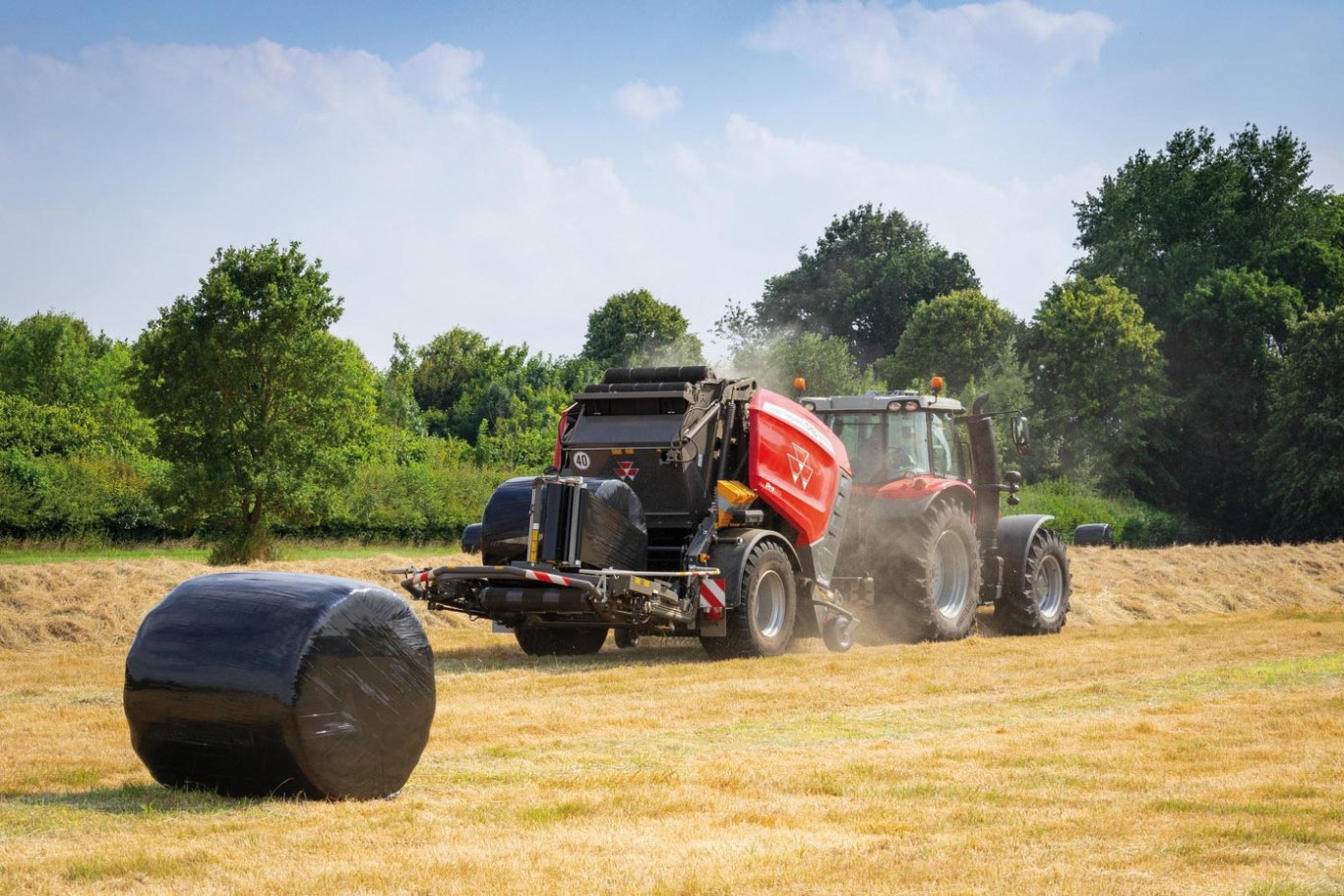 Massey Ferguson MF RB 4160V PROTEC Combo Wrapper Baler