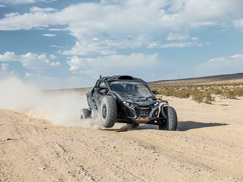 2025 Can Am Maverick R X RS with Smart Shox Triple Black