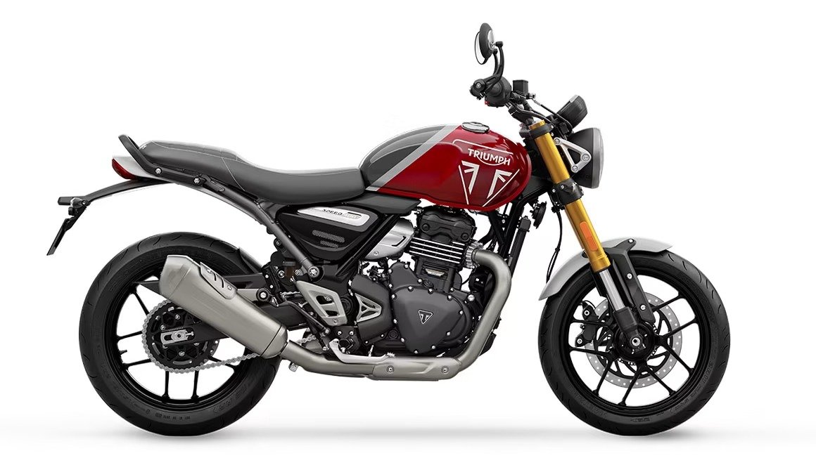 2025 Triumph SPEED 400 Carnival Red / Storm Grey