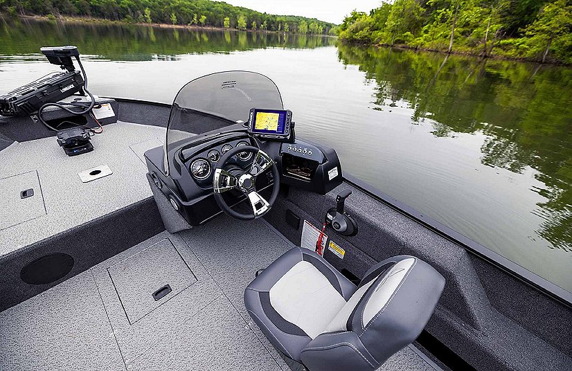 2025 Lowe Boats FM 1675 SC 2 Tone Black Base & Bright White Accent