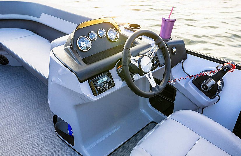 2025 Lowe Boats LS 210 WT Indigo Blue Metallic Exterior Tan Upholstery with Mono Chrome Accents