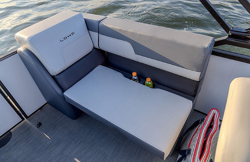 2025 Lowe Boats LS 210 WT Indigo Blue Metallic Exterior Tan Upholstery with Mono Chrome Accents