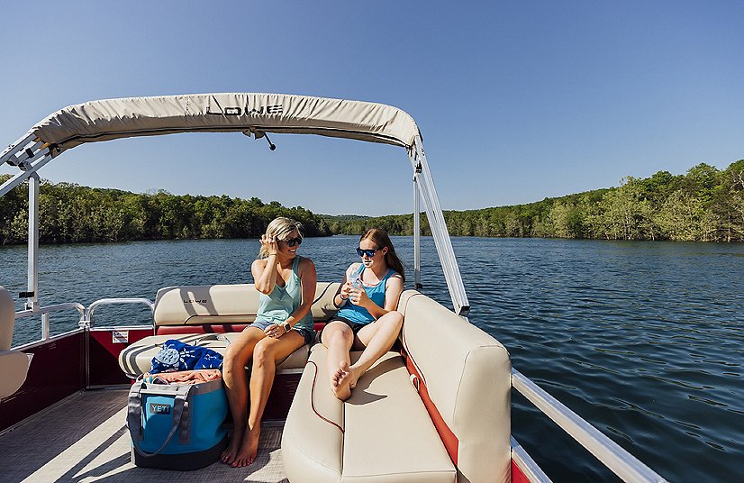 2025 Lowe Boats Ultra 182 Fish & Cruise Wineberry Metallic Exterior Gray Upholstery with Red Accents