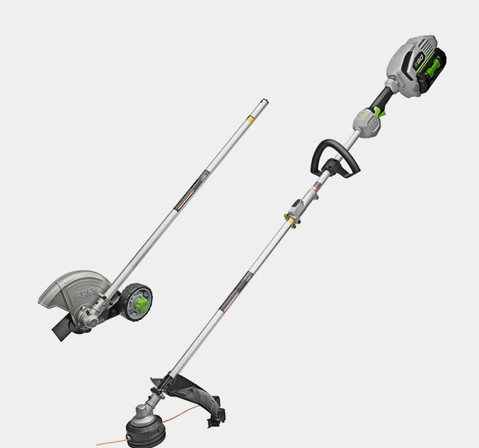 EGO POWER+ Multi Head Combo Kit; 15 String Trimmer, 8 Edger & Power Head with 5.0Ah Battery and Standard Charger STA1500