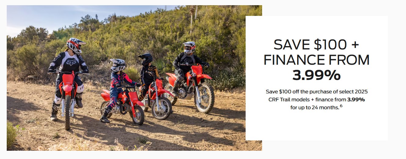 2025 CRF Trail Offer