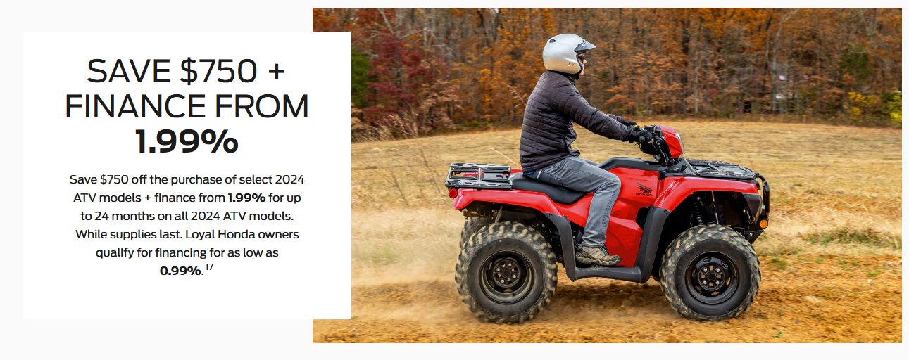 2024 ATV OFFER