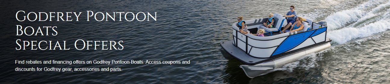 Godfrey Pontoon Boats Special Offers