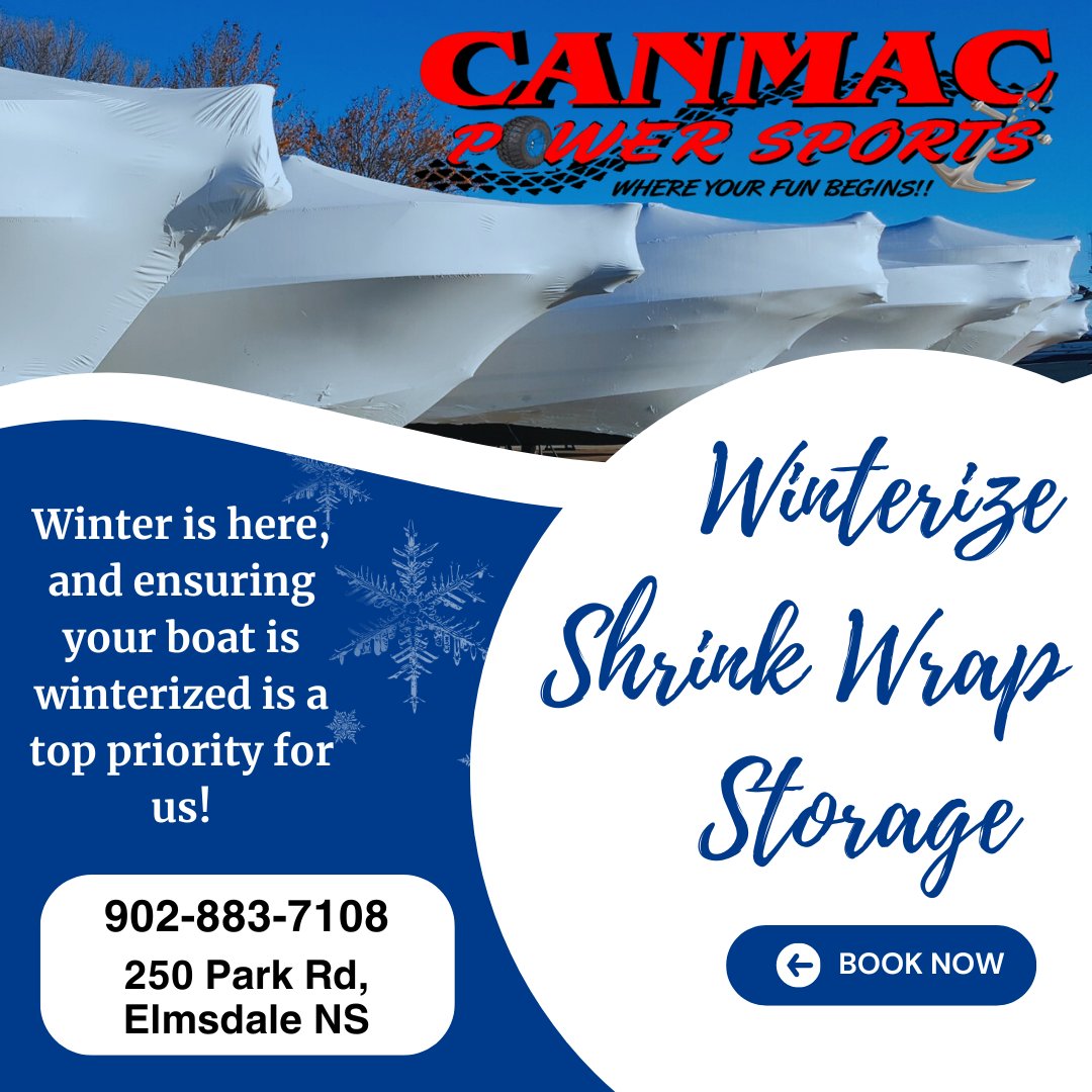 Winterizing, Shrink Wrapping, Storage Services