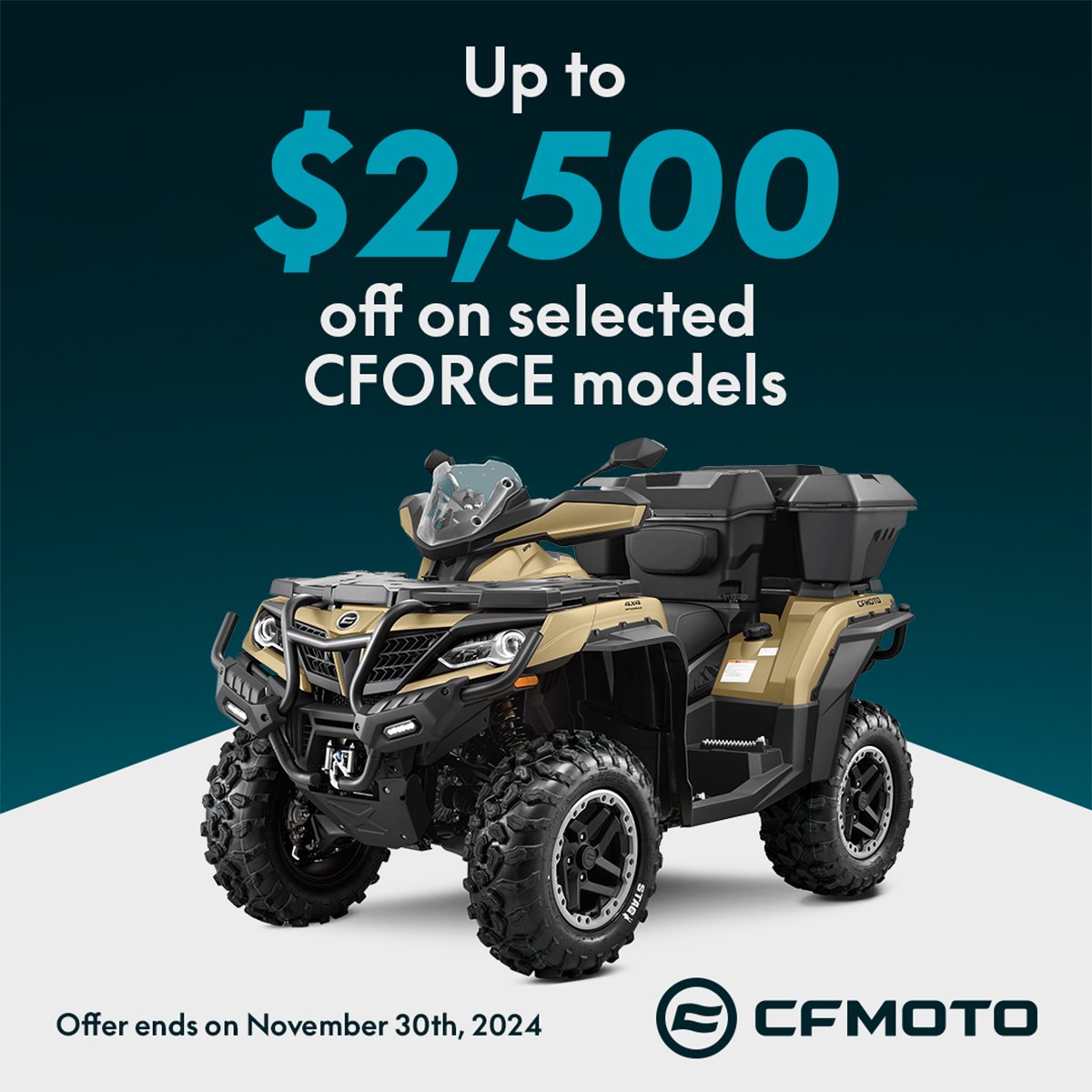 CFMOTO's Ride with Force Sales Event