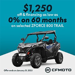 Ring in the new year with a shiny NEW CFMOTO!