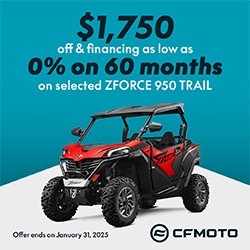 Ring in the new year with a shiny NEW CFMOTO!