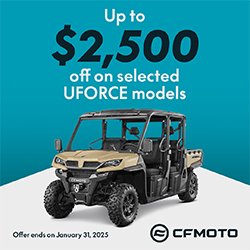 Ring in the new year with a shiny NEW CFMOTO!