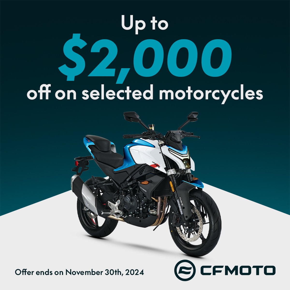 CFMOTO's Ride with Force Sales Event