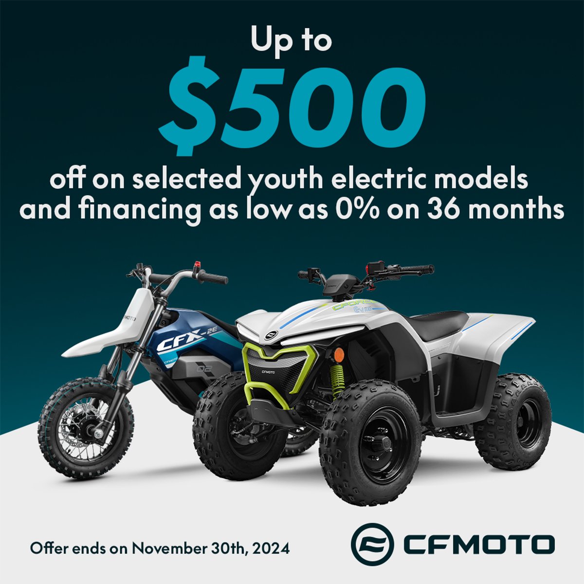 CFMOTO's Ride with Force Sales Event