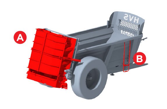 le Boulch 59S16 Muck spreaders HVS