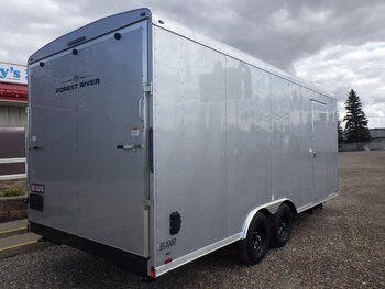 2024 Cargo Mate 8 x 24 Trailer modified for negative air pressure for asbestos removal