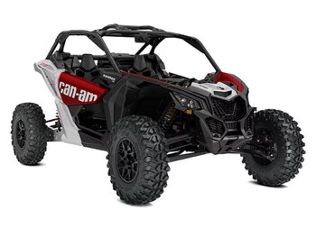 2025 Can Am Maverick X3 X rs TURBO RR Fiery Red & Hyper Silver