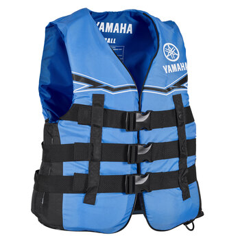 Women's Yamaha Nylon Life Jacket by JetPilot Small black/blue