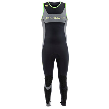 JetPilot Ultimate Sabre Long John Wetsuit Medium black metallic (smx)