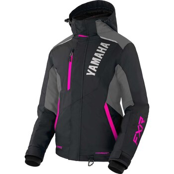 Yamaha Women's Pulse Jacket by FXR® Size 6 black/charcoal/fuchsia