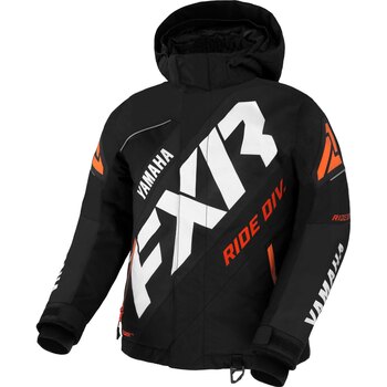 Children's Yamaha CX Jacket by FXR® Size 4/5 black/darkorange/white