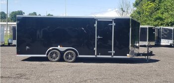 2025 Excalibur 7X16 V Nose Enclosed Cargo Trailer w/Ramp 