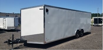 2026 Excalibur 8.5 X 20 HD 7K Enclosed Car / Auto Hauler Trailer 30in. Slant V Nose