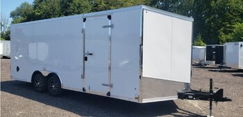 2026 Excalibur 8.5 X 20 HD 7K Enclosed Car / Auto Hauler Trailer 30in. Slant V Nose