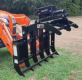 Worksaver GRAPPLE RAKES Compact Tractors up to 40 HP FLGR4062