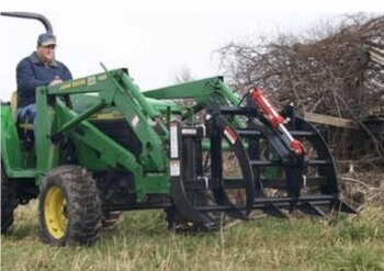 Worksaver GRAPPLE RAKES Compact Tractors up to 40 HP FLGR4062