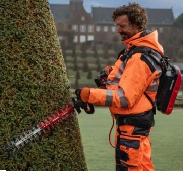 Orange hedge online trimmer