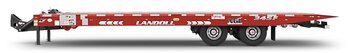 Landoll 343A TRAVELING AXLE TRAILER RED