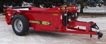 H&S S1225 11.22 Cu. Ft. Struck Per ASAE S324.2 Ground Drive Manure Spreader