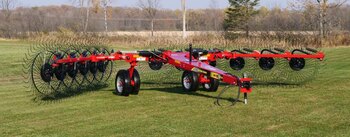 H&S TR 9/S 9 Wheel Rake