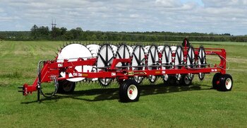 H&S HC4112 12 Wheel Hi Capacity Rake