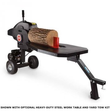 Electric kinetic clearance log splitter