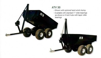 New CreekBank ATV30HD Dump Trailer