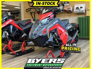 2024 Polaris 650 INDY XC 137 Red 7S Display