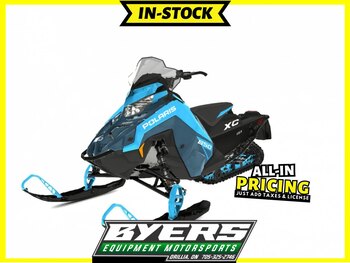 2024 Polaris 850 INDY XC 137 Blue 7S Display