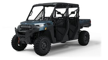 2025 Polaris RANGER CREW XP 1000 NORTHSTAR EDITION PREMIUM 6 SEAT BLUE SLATE METALLIC SMOKE