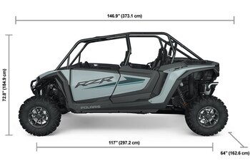 2025 Polaris RZR XP 4 1000 ULTIMATE Polaris Blue