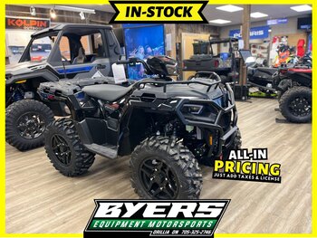 2025 Polaris Sportsman 570 Trail Onyx Black