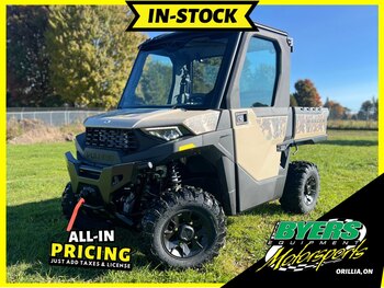 2025 Polaris RANGER SP 570 PREMIUM 2 Seat Sand Dune with Polaris Pursuit Camo Accents