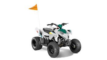 2025 Polaris OUTLAW 110 EFI BRIGHT WHITE / POLARIS BLUE